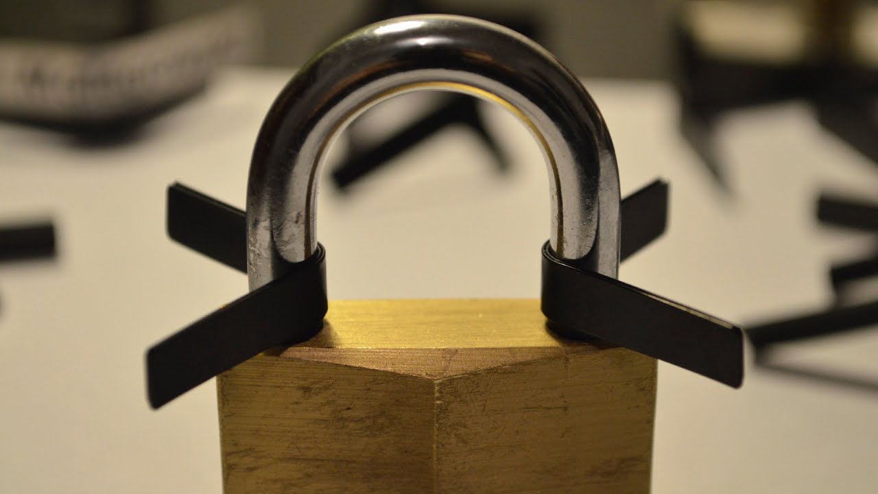 How to Open Locks with Padlock Shims 🔓