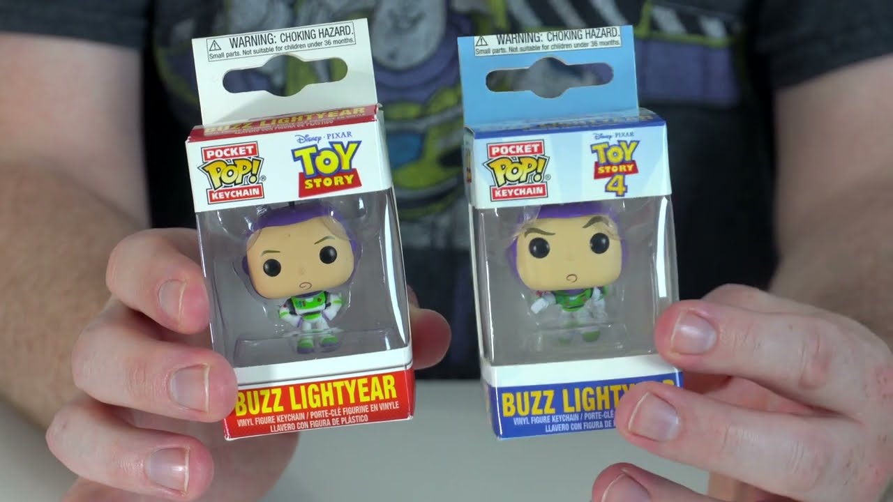 BUZZ LIGHTYEAR POCKET KEYCHAIN By FUNKO POP - REVIEW!