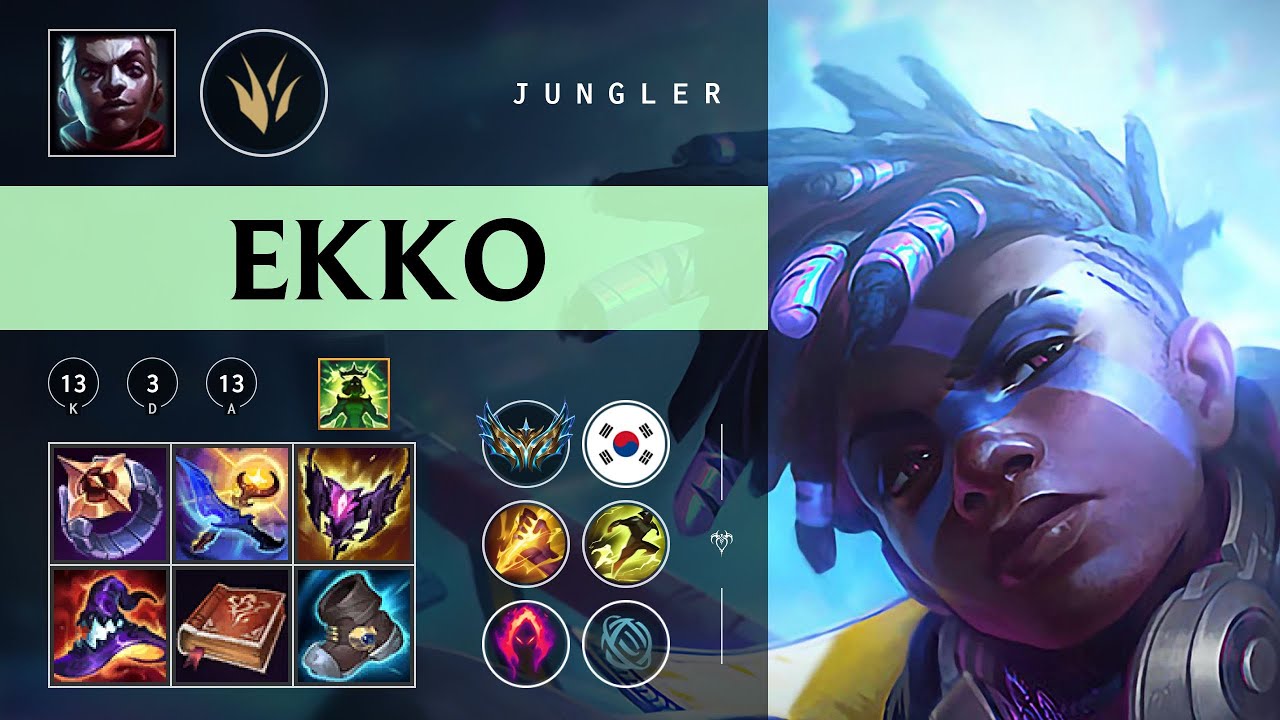 Ekko Jungle vs Karthus - KR Challenger Patch 26.01