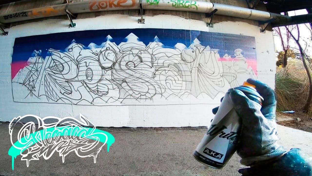 RESAKS - ☃️ Christmas Graffiti Wall ☃️ [ Spray Painting ]