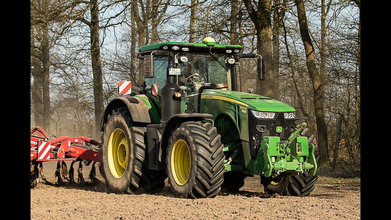 Bodenbearbeitung 2020: John Deere 8370R & Horsch Tiger 5AS