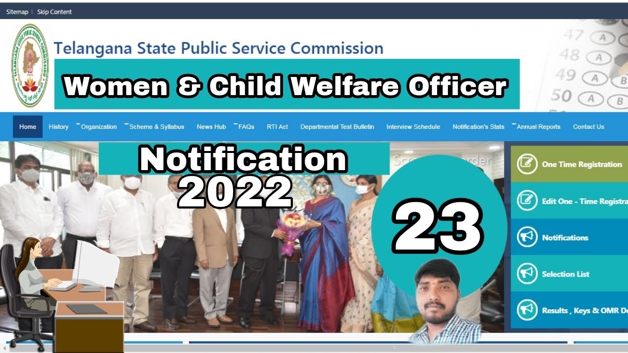 Women Child Welfare Officer Notification 2022 #notification #welfare #telangana