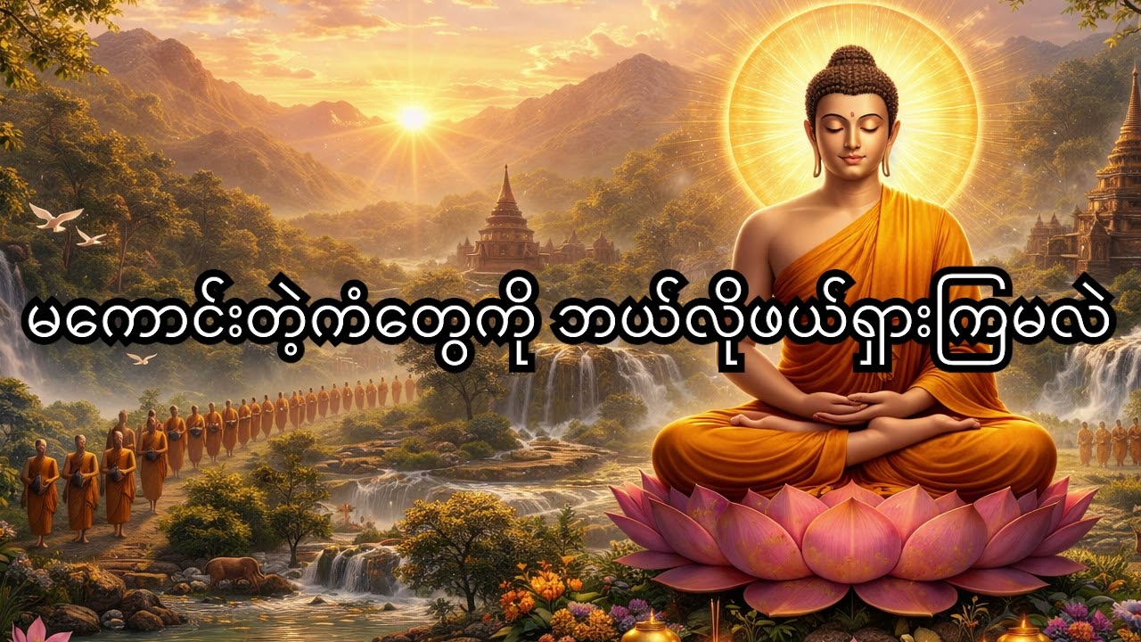 မကောင်းတဲ့ကံတွေကို ဘယ်လိုဖယ်ရှားကြမလဲ #ပါချုပ်ဆရာတော်ဘုရားကြီး