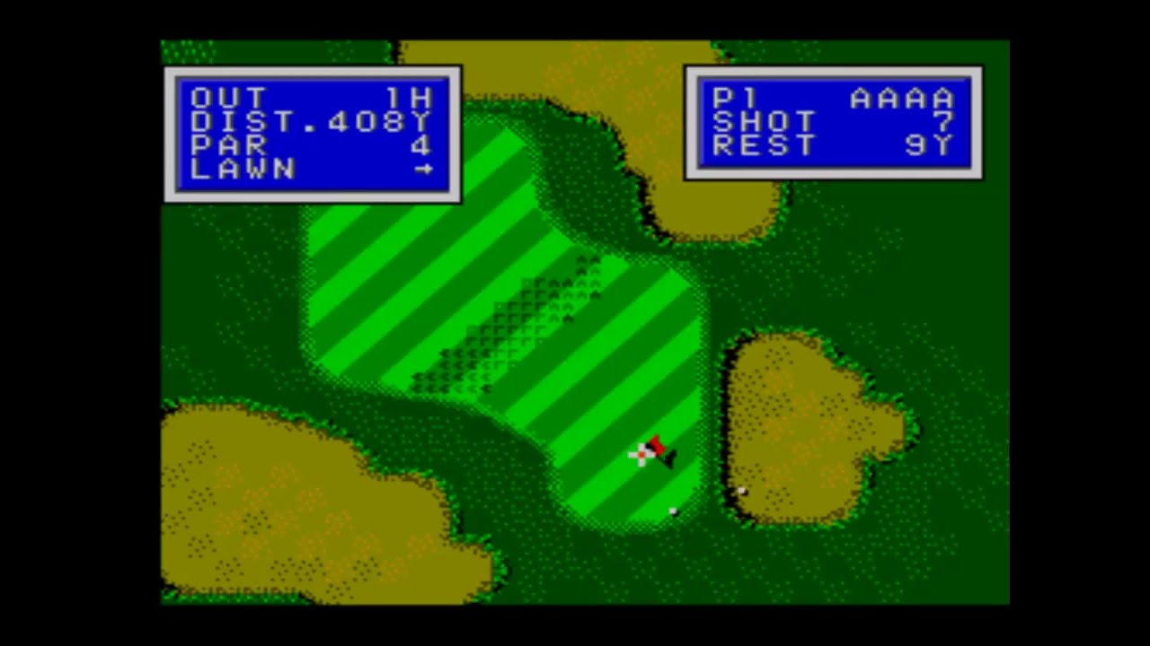 Golfmania   -  Sega Master System Game Play