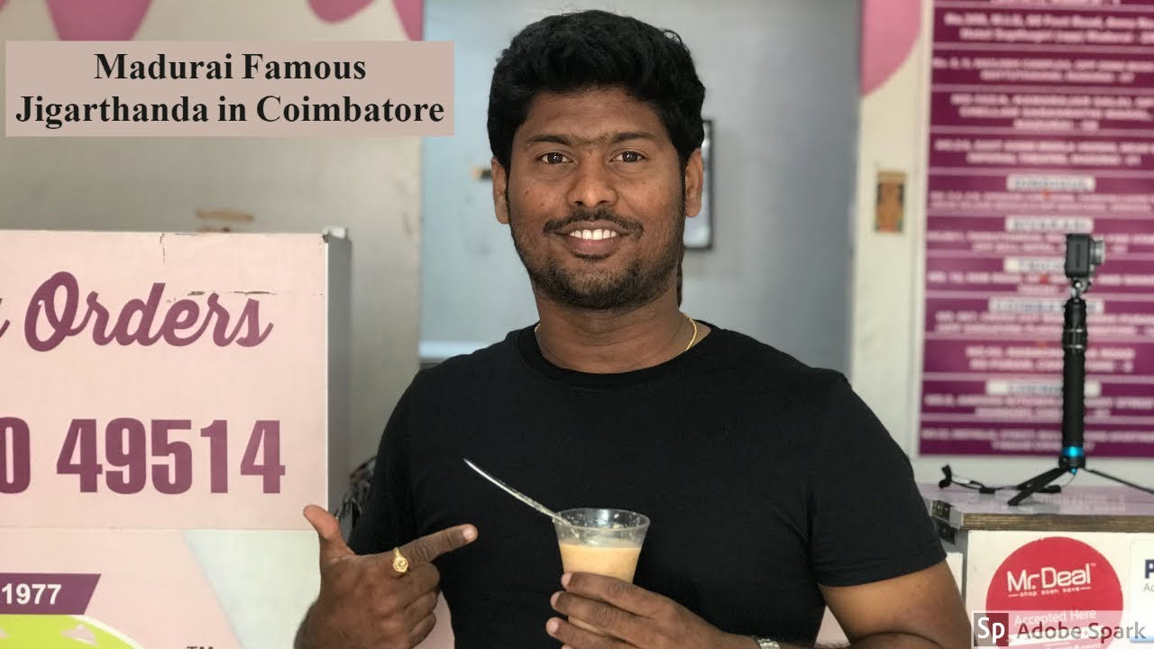 Madurai Famous Jigarthanda in Coimbatore R S Puram