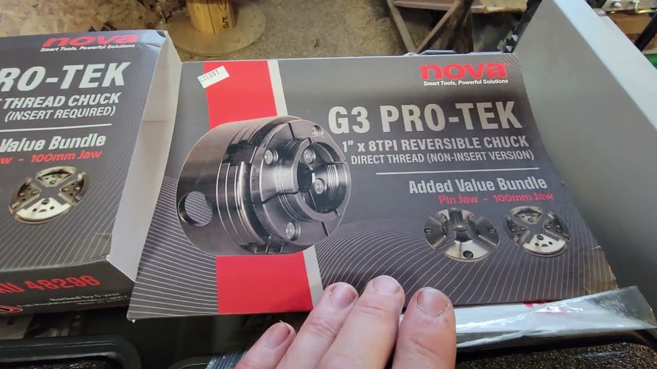 Nova G3 Pro-Tek chuck information for new wood turners.