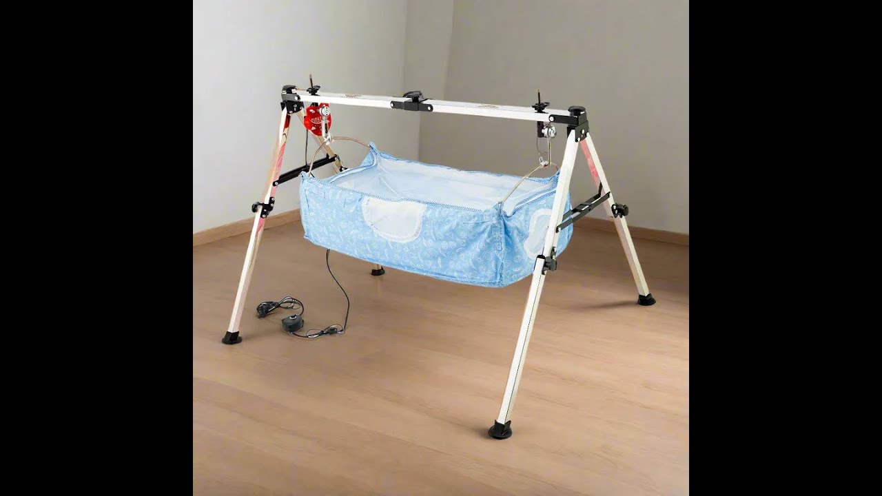 How to assemble the TinyTyke Automatic Baby Cradle Square Pipe - Fully Foldable!?