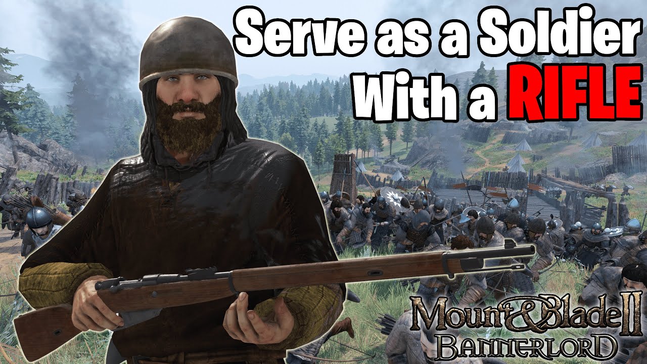 Join an army and use a GUN to BLAST AWAY all enemies! | Modded Mount and Blade 2: Bannerlord