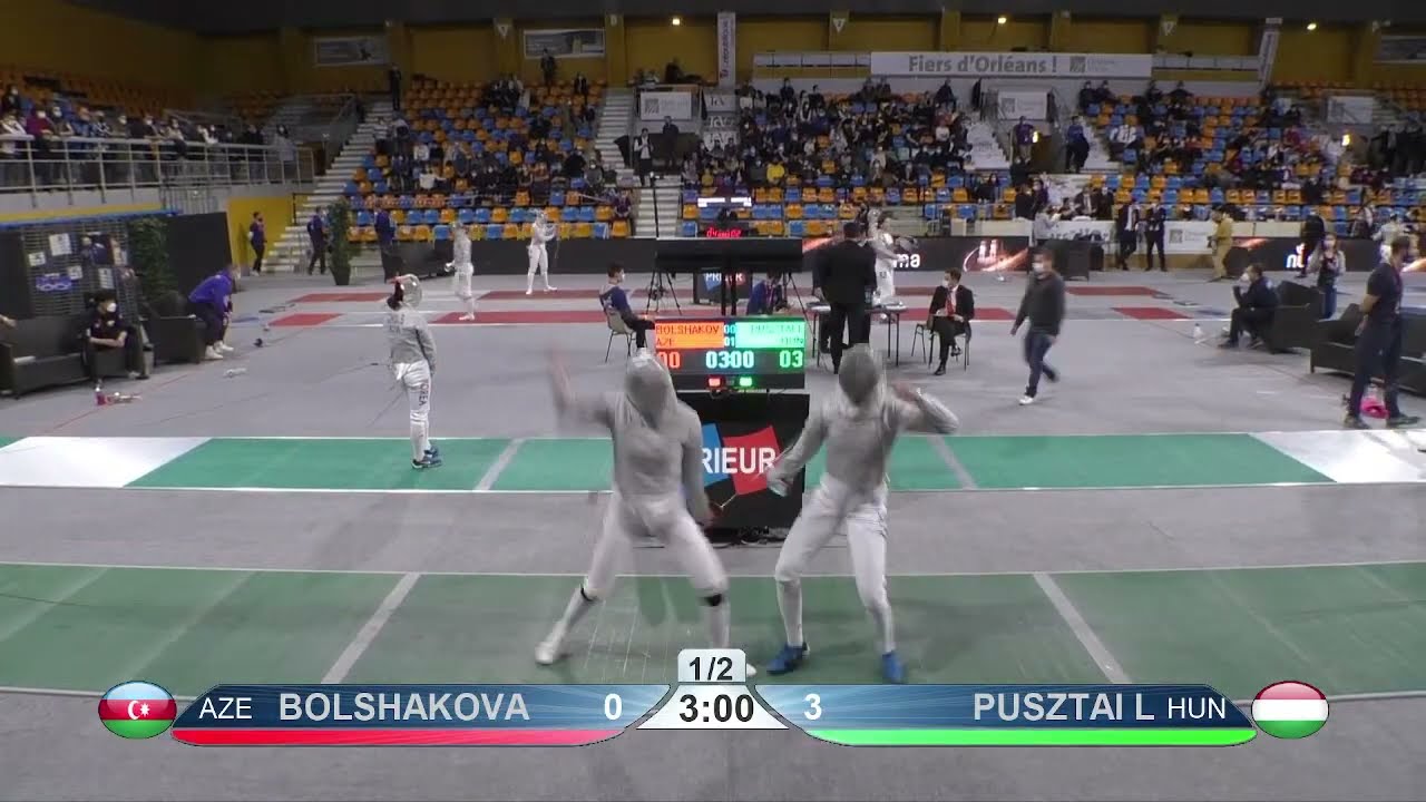 Orleans GP 2021 SWS - L64 - Bolshakova AZE v Pusztai HUN