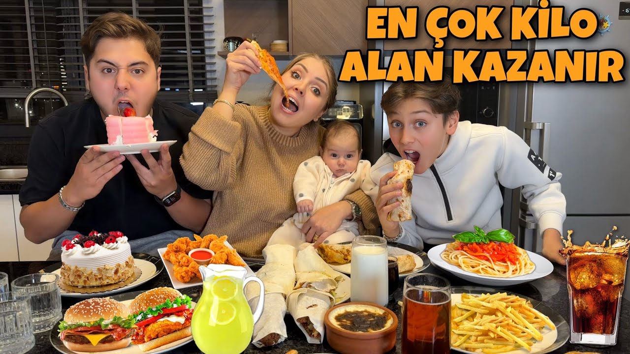 EN ÇOK KİLO ALAN KAZANIR ?! (BÜYÜK ÖDÜLLÜ)