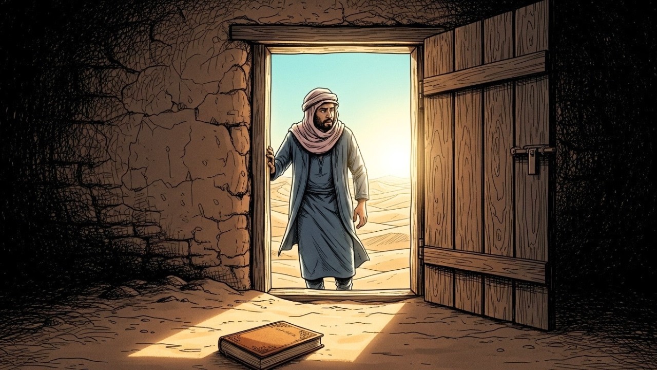 قصة الشاب الذى دخل بيت مهجورًا فوجد كتابًا قديمًا وأصبح أغنى رجلٍ في القبيلة