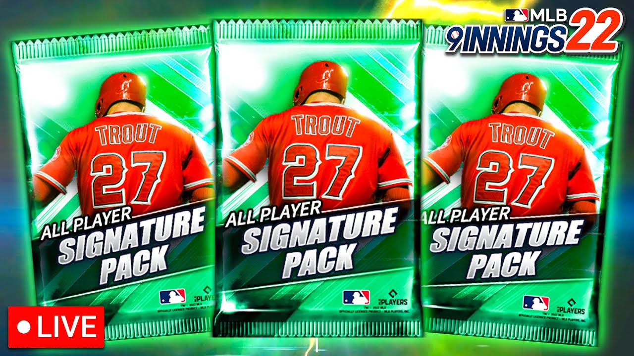 🔴LIVE | MLB 9 Innings 22 - 3 Signature Pack Opening!