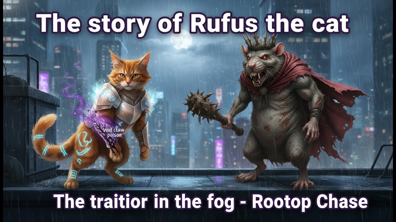 The story of Rufus the cat: The traitor in the fog - Rooftop Chase