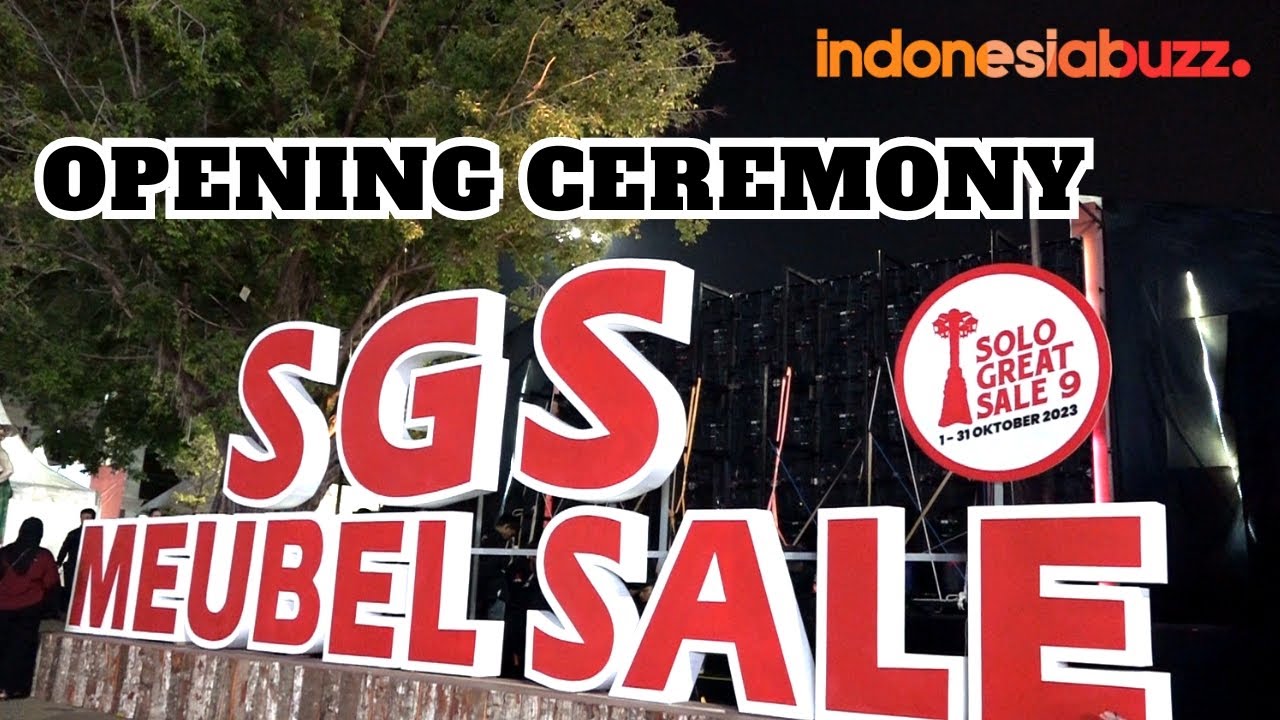 Opening Ceremony Solo Great Sale 9 Tahun 2023 - Balaikota Surakarta