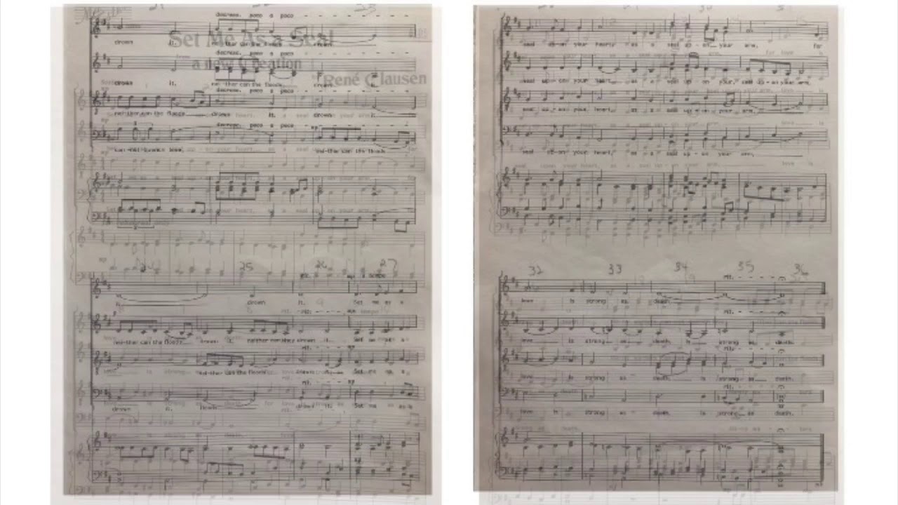 Set Me As A Seal by Clausen bass 2