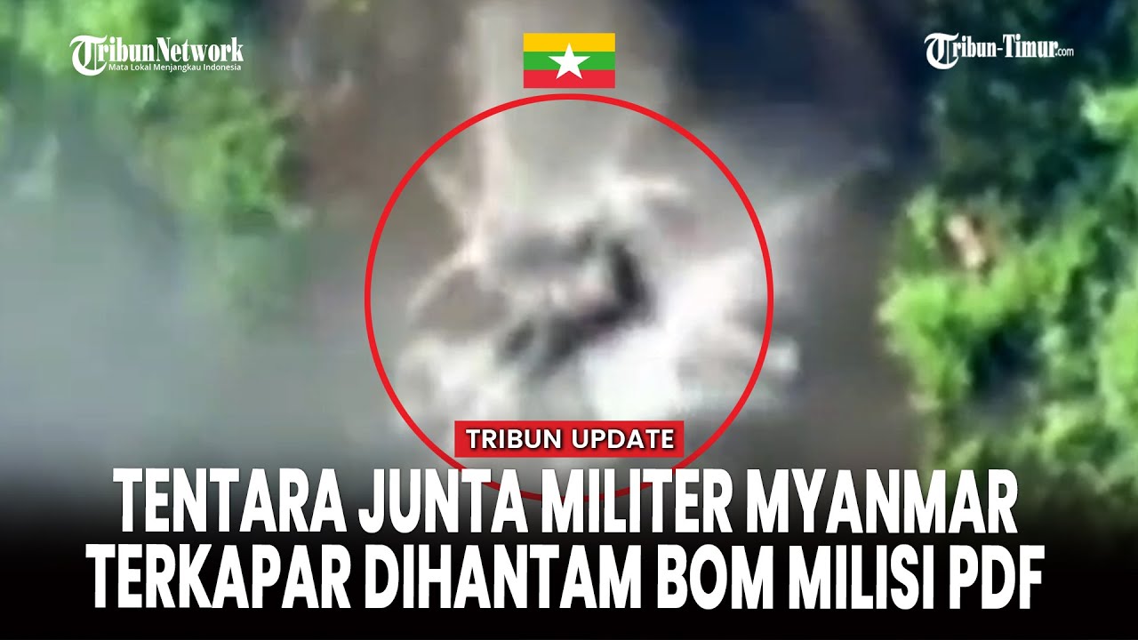 Drone Berbom 120 mm Hantam Posisi Junta! Satu Tentara Tewas dalam Serangan Pasukan PDF Myanmar