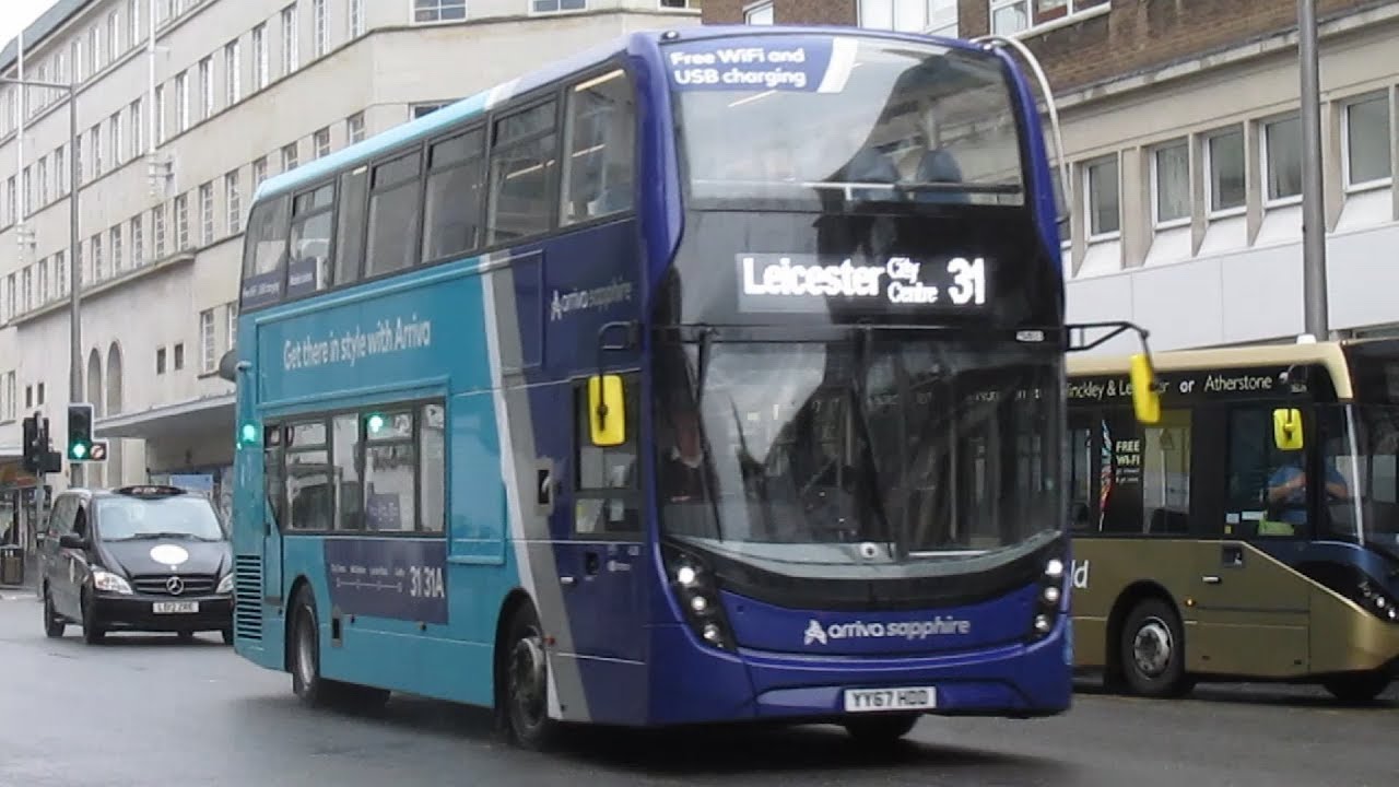 Buses & Trains at Leicester April 2018
