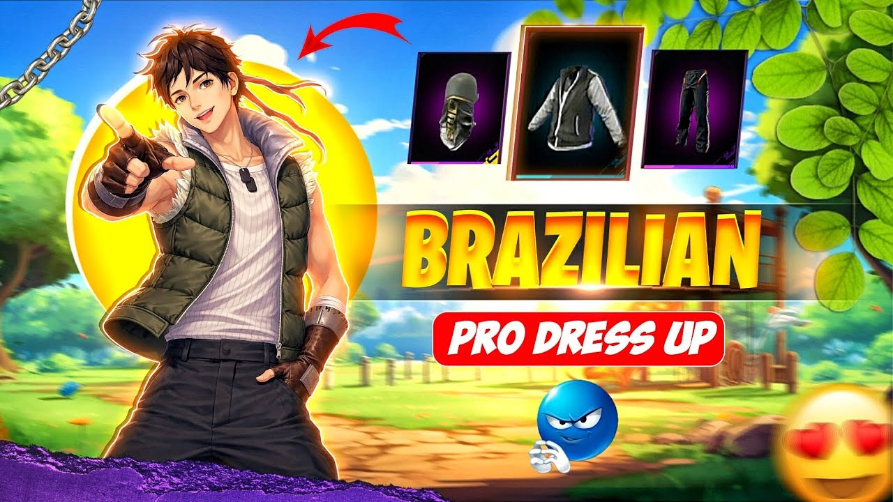 Free Fire Brazilian Dress Combination Like White 444 😍| No Top Up Dress Combination | UP 99 