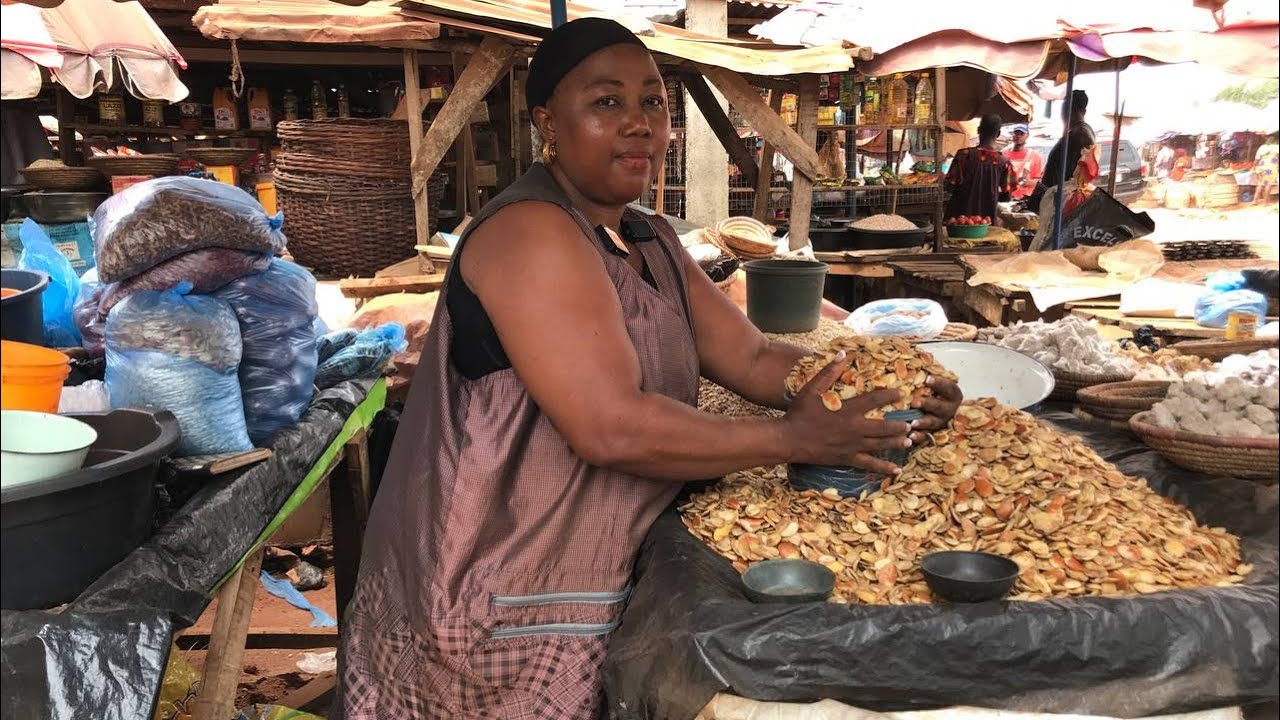 Price Of Melon, Ogi, Ogbono And Pepper In Benin City Market In Nigeria.