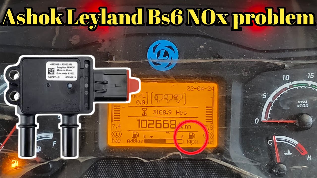 ashok leyland bs6 nox problem//ashok leyland nox light problem//Ashok Leyland 1920 Nox problem