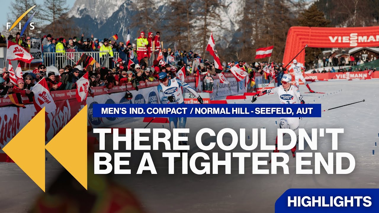 THERE COULDN'T BE A TIGHTER END - Highlights | FIS Nordic Combined