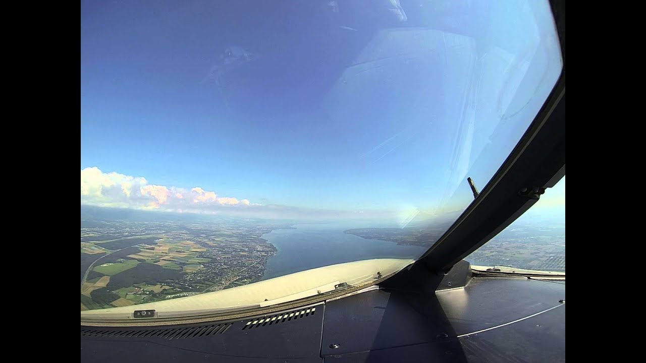 Geneva A318 Elite take-off