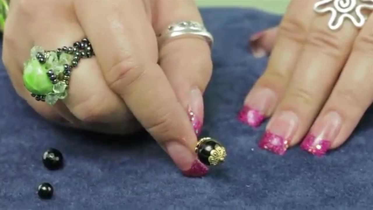 Using TierraCast Antique Gold Pewter Oasis Bead Cap, 8mm