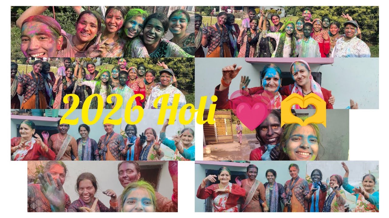 2026 Holi, 🫟💗@Tanujaraivlog 🌷🩷#2026 #holi #holispecial #holiday #uttarakhand 