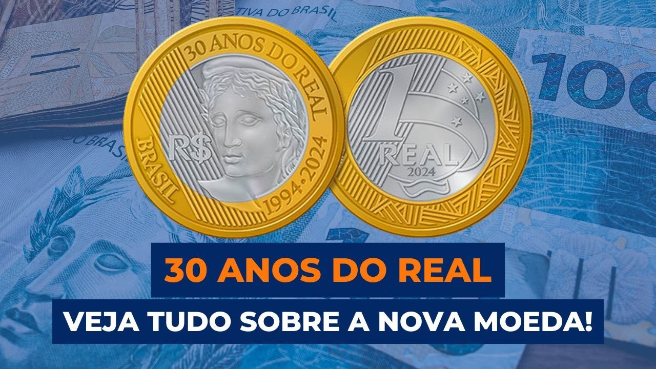 Moeda Comemorativa: 30 Anos do Real!