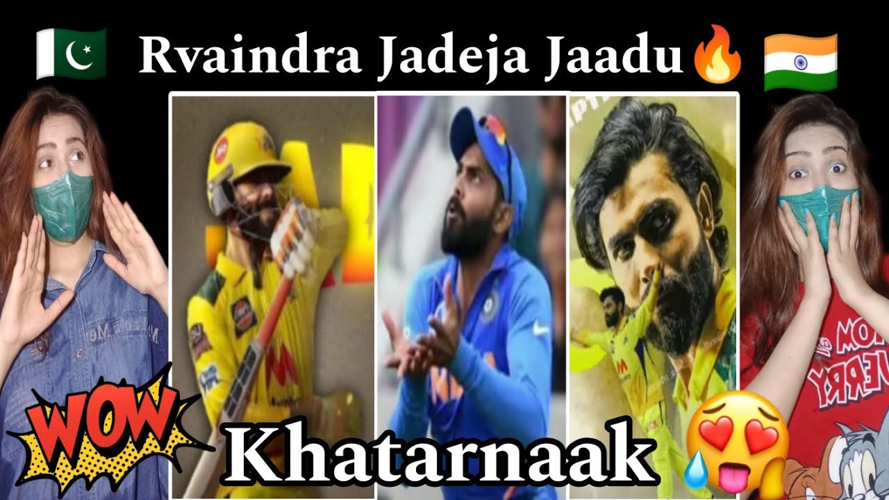 First Reaction on Ravindra Jadeja Full Attitude🔥😈 || Indian Cricketers Attitude Pakistani Reaction