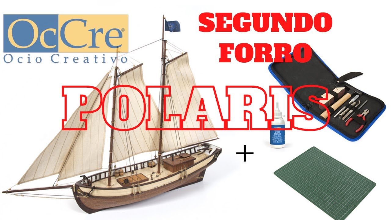 Segundo Forro Polaris Starter Pack de OcCre - Modelismo Naval