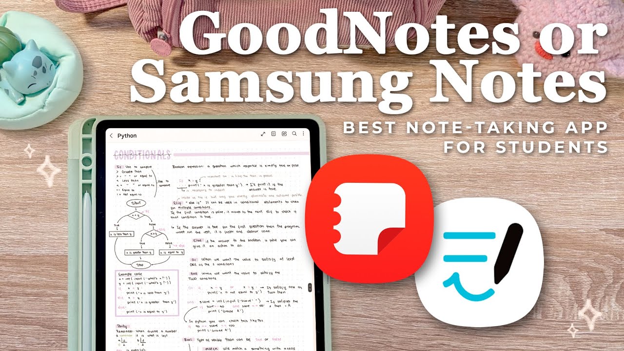 GoodNotes для Android или Samsung Notes ✏️Лучшее приложение для создания заметок для студентов ✨
