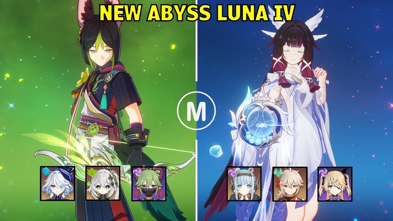 C6 Tighnari Hyperbloom & C2 Columbina Lunar Charged - Spiral Abyss Luna IV Genshin Impact