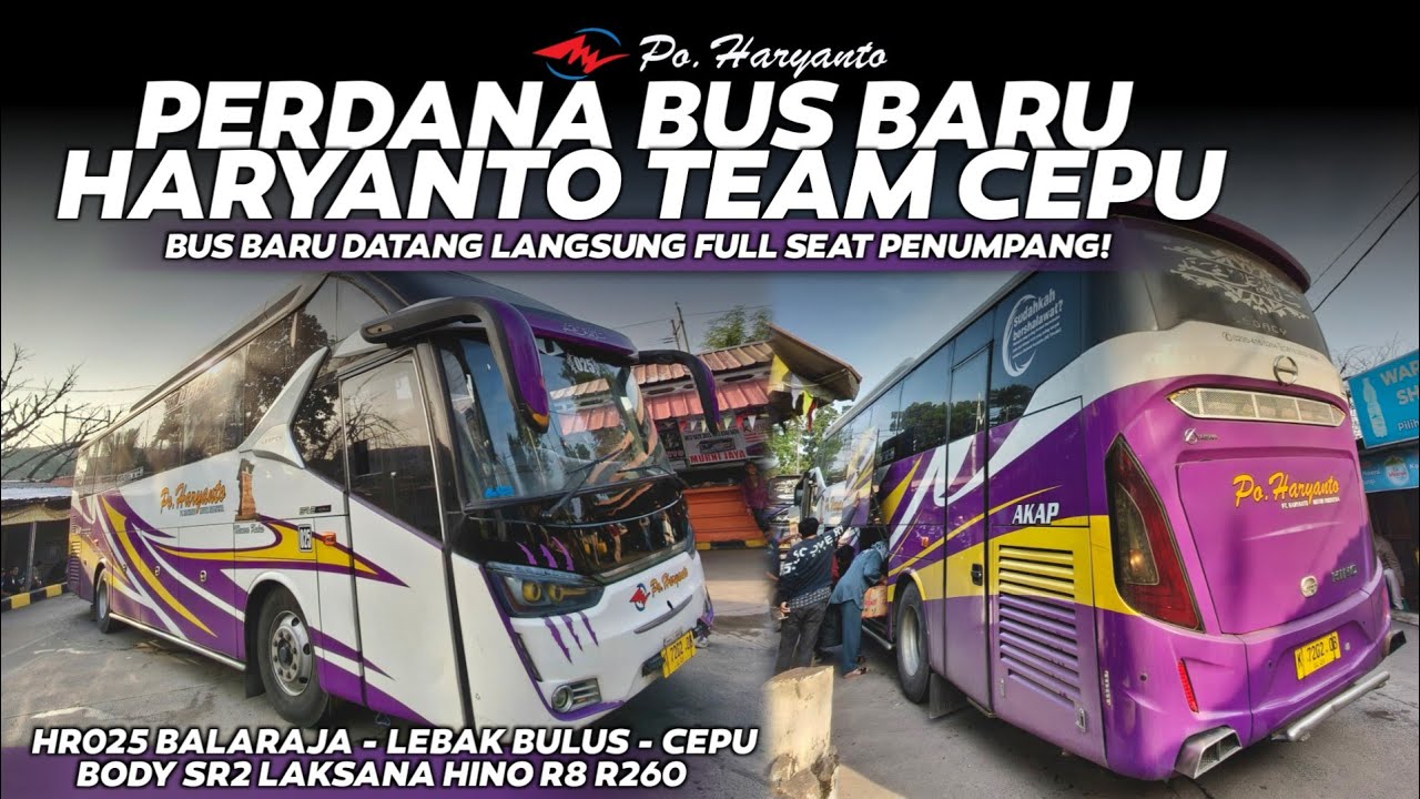 AMUNISI UNIT BARU PEMBELIAN PAK HAJI HARYANTO!!🤩🔥HR025 TEAM CEPU LANGSUNG FULL SEAT BUOSS🏁