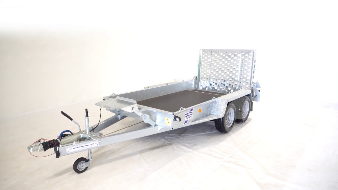 Ifor Williams GH1054 machinetransporter van Aahangwagens XXL West-Brabant