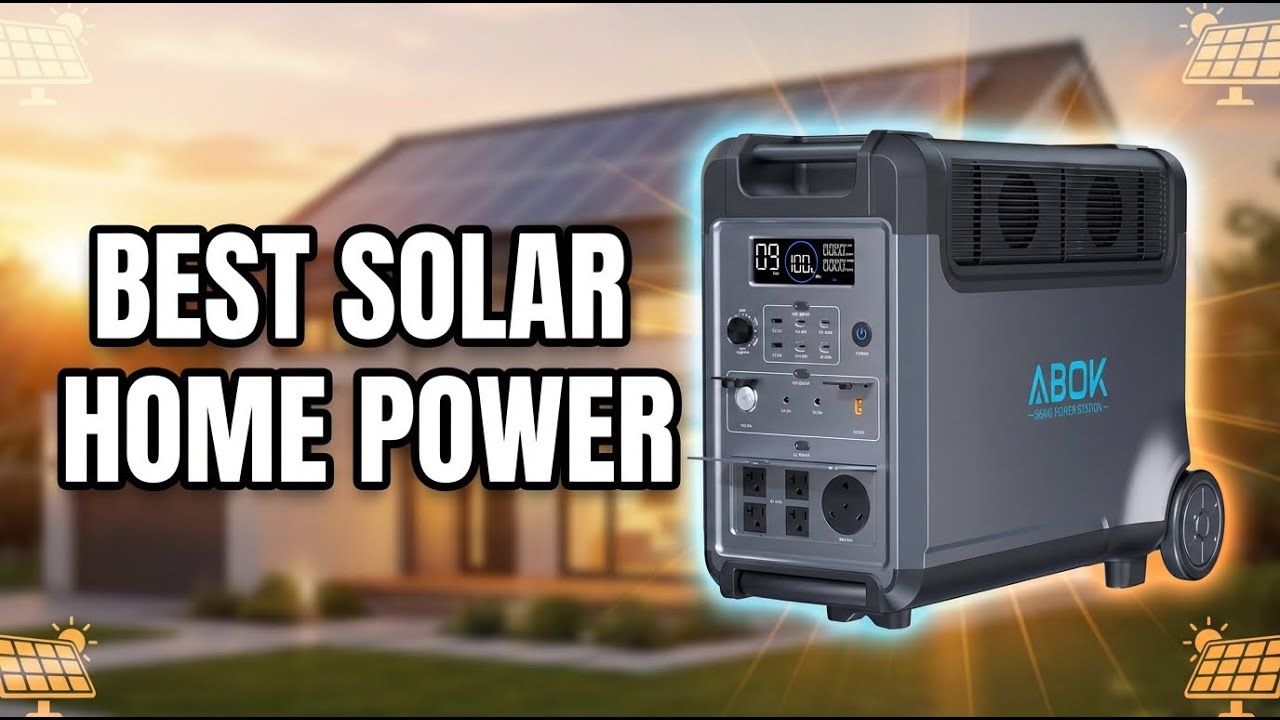 Best Solar Power Generator For Home: Top 5 Backup Power Stations for Outages 2026