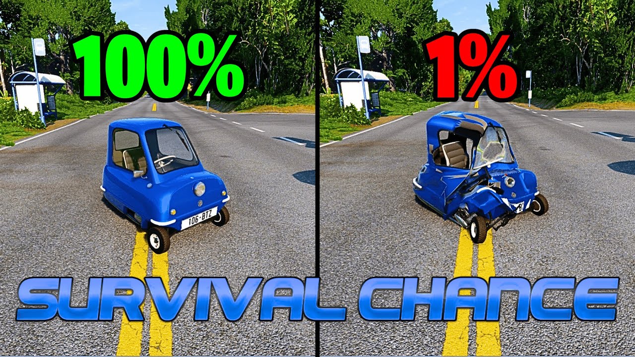 Best of Realistic Survival Chance Crashes #3 | BeamNG.drive