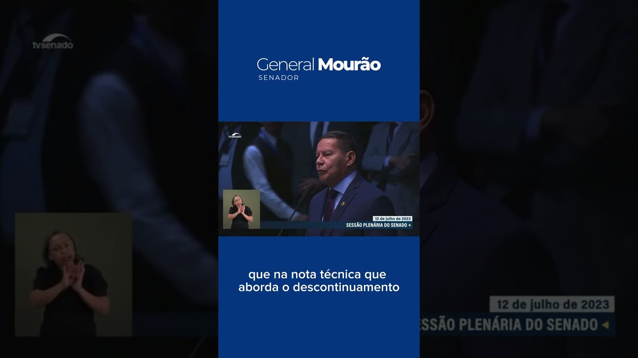 Senador Hamilton Mourão faz apelo por continuidade de escolas cívico-militares