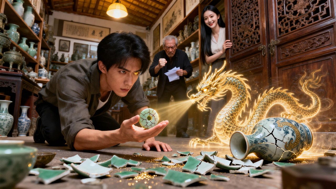 【全集】💥古董店打工的趙銘打破花瓶，竟救出神龍🐉！獲透視神眼，鑒寶開挂、手撕騙局、助美人，逆襲成京城鑒寶大佬！