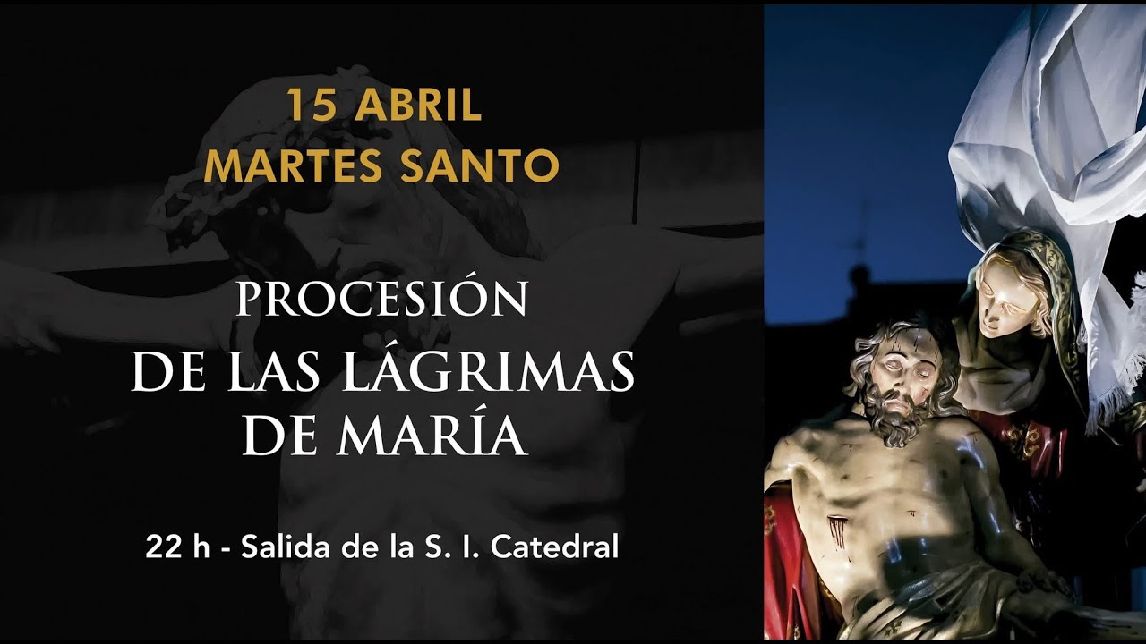 PROCESI&Oacute;N DE LAS LAGRIMAS DE MAR&Iacute;A SEMANA SANTA BARBASTRO 2025