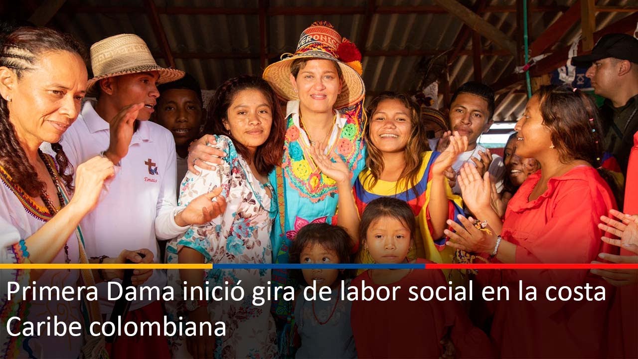 Primera Dama inició gira de labor social en la costa Caribe colombiana
