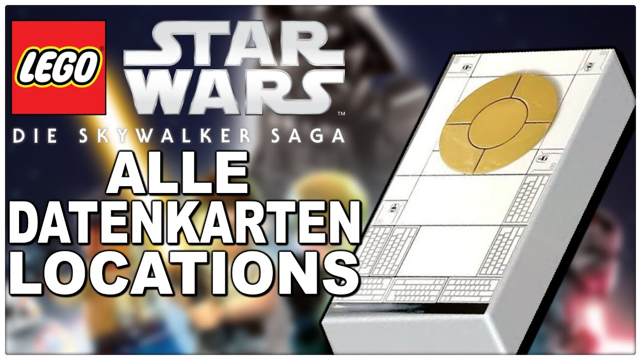 LEGO STAR WARS: DIE SKYWALKER SAGA: Alle Datenkarten finden!
