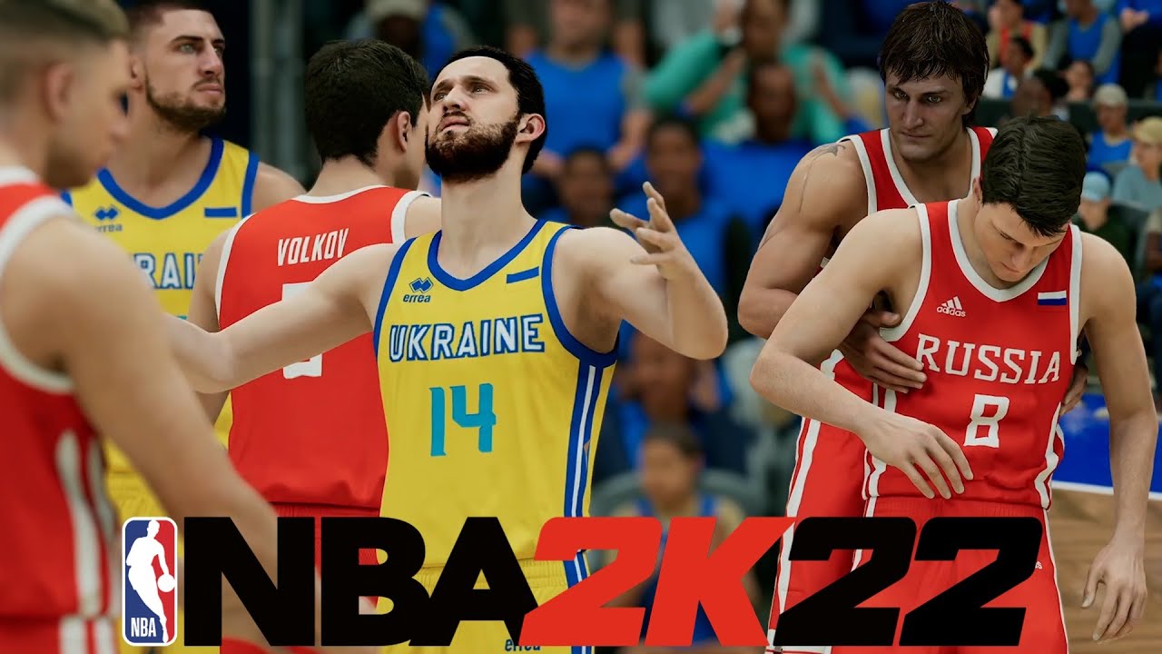 Russia vs Ukraine in NBA2k22