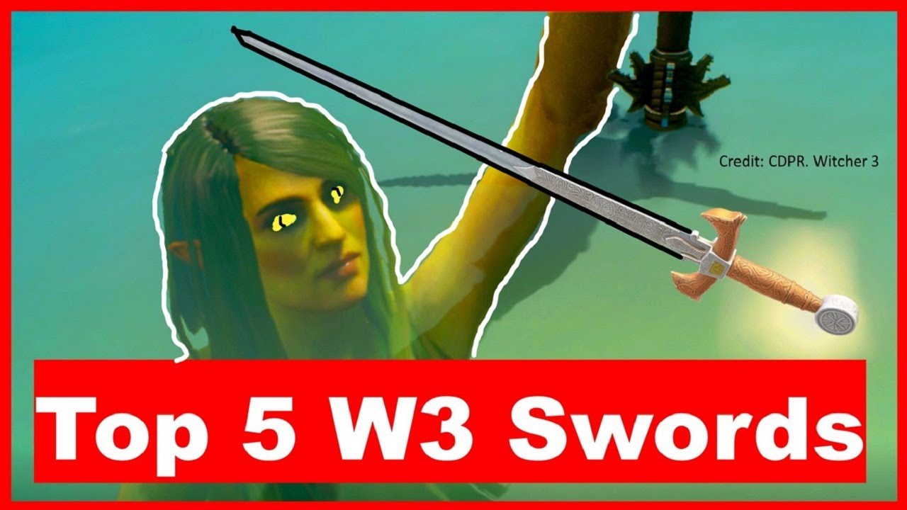 Top 5 Best Swords in THE WITCHER 3: Wild Hunt | Steel & Silver #witcher3 #witchergear #thewitcher