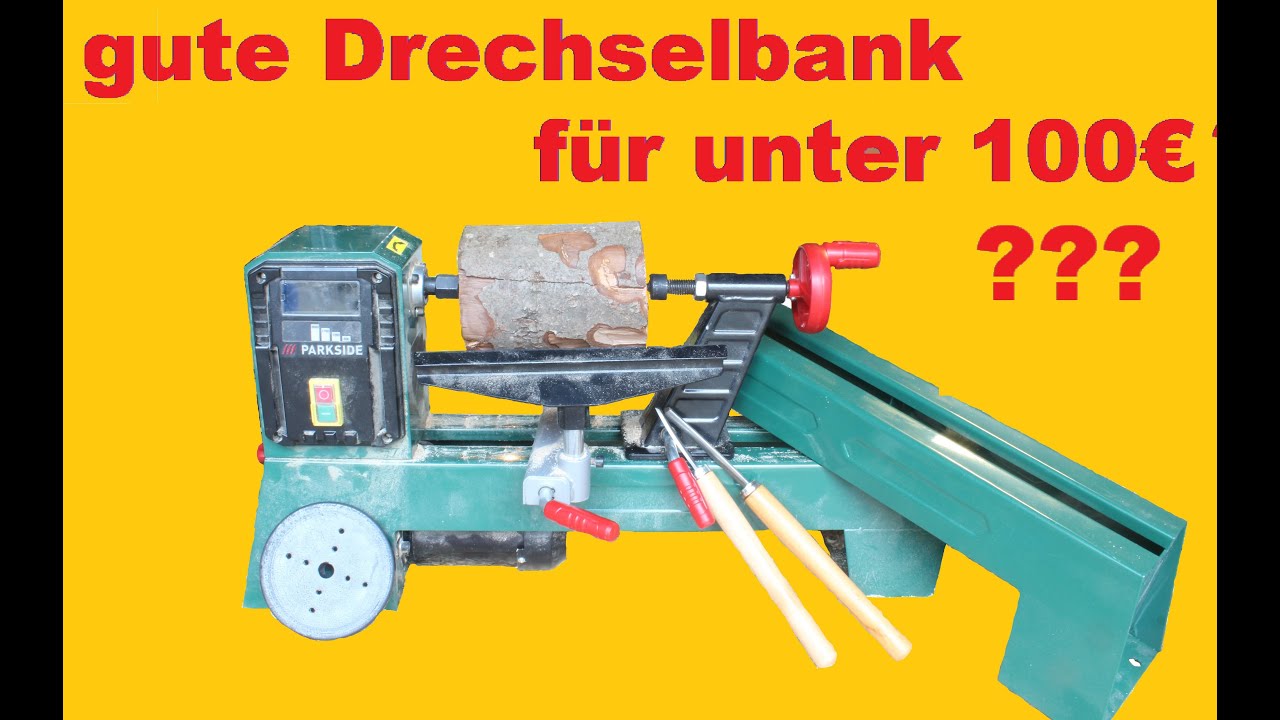 Test der Lidl Drechselbank: Parkside PDB 100 A1