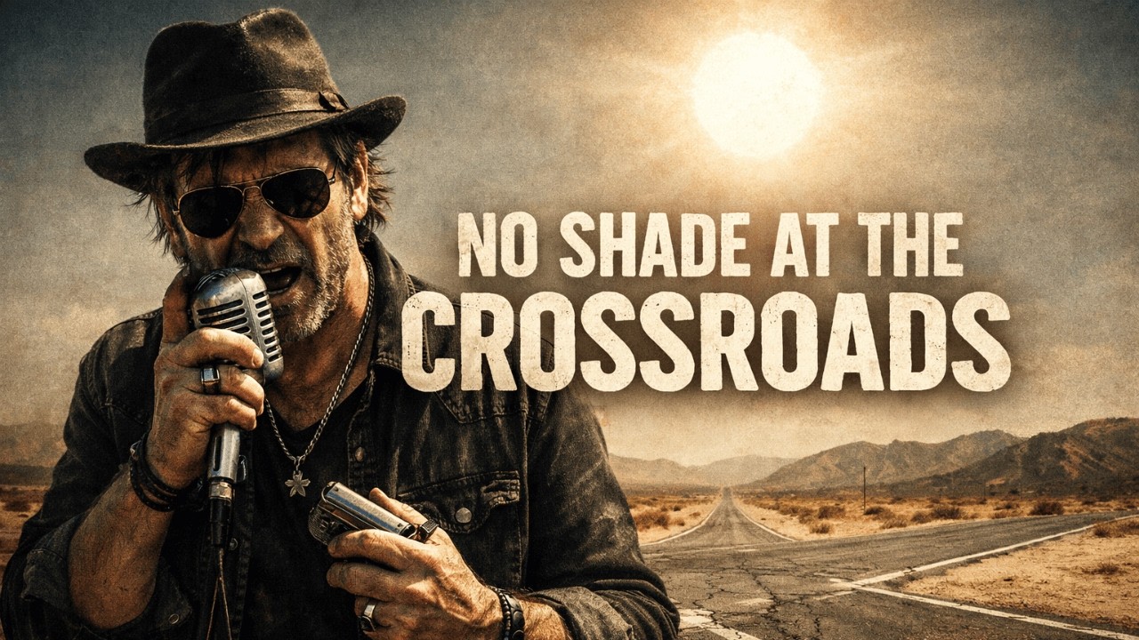 No Shade At The Crossroads | Dark Blues Rock Decision Anthem | Roadfire Rock Original