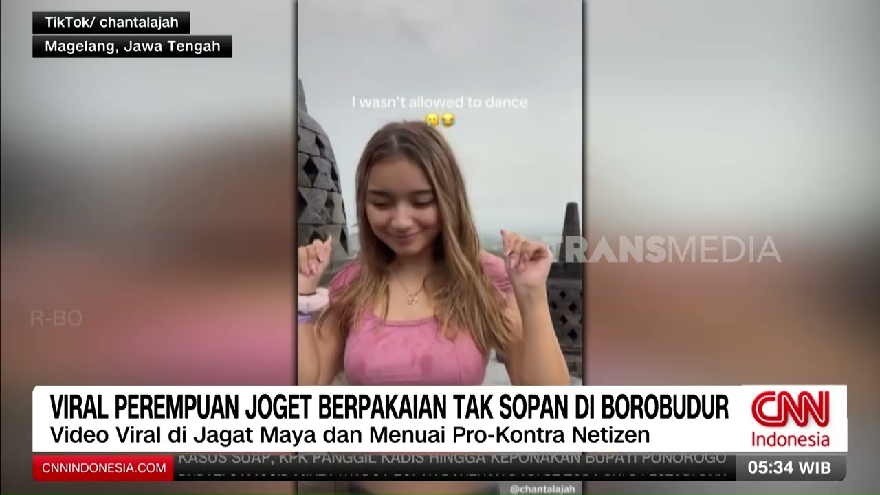Viral Perempuan Joget Berpakaian Tak Sopan Di Borobudur | REDAKSI PAGI (05/12/25)