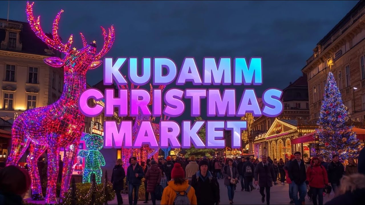 Berlin Kurfürstendamm Christmas Market 🎄 | Magical Lights & Festive Winter Walk in 4K ✨