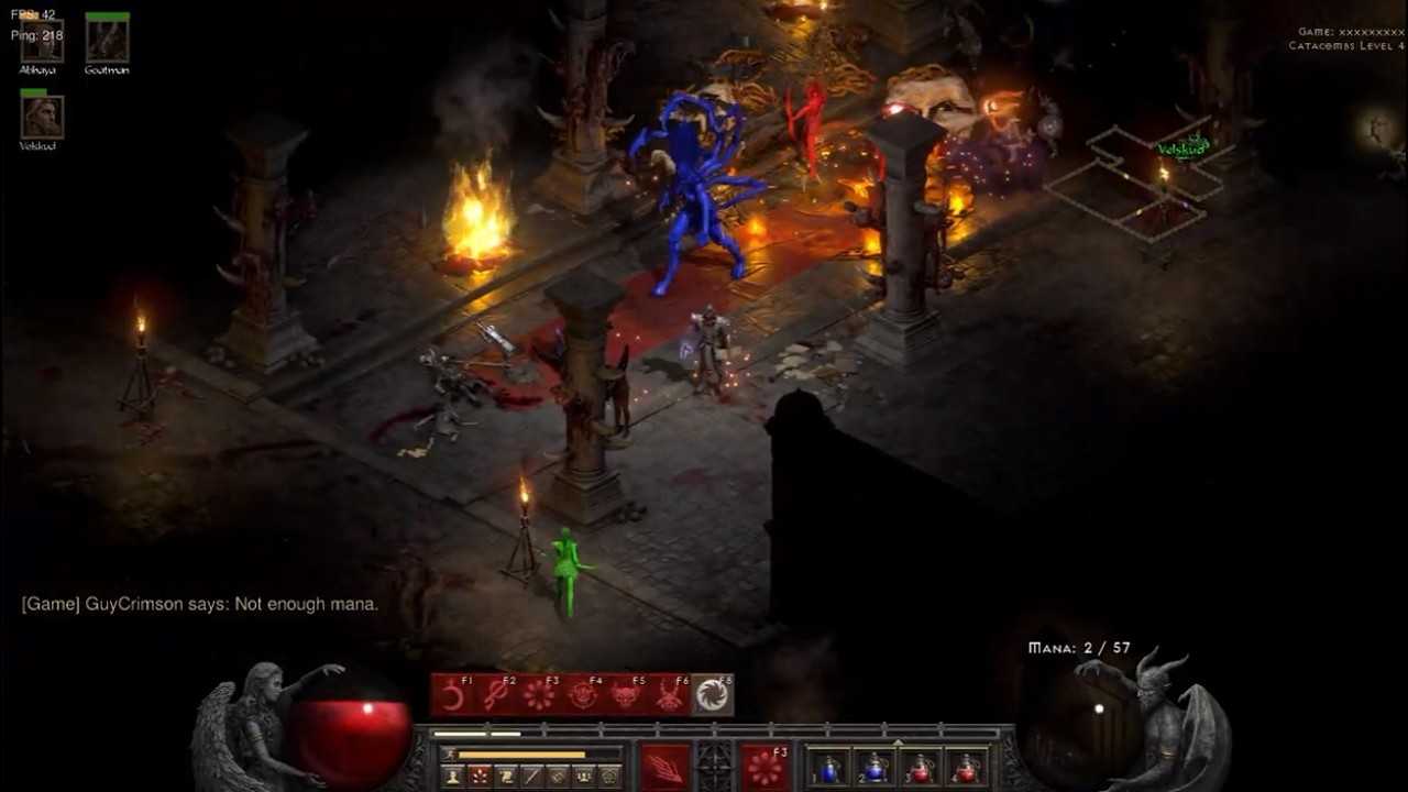 Diablo 2 Resurrected - Warlock Blind Playthrough - Act 1 Malus to Andariel
