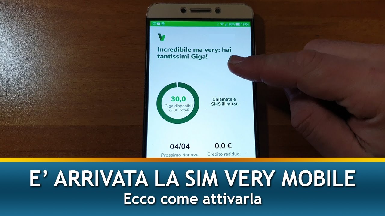 Come attivare la Sim Very Mobile? Ecco come fare.